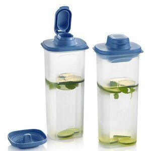 Tupperware Slim Line Pitcher Set(2) & Fresh N Pure Ice Trays Set(2)